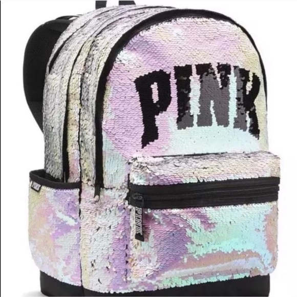 SALE😱1 Left💥PINK Sequin Backpack💥 - Picture 1 of 3